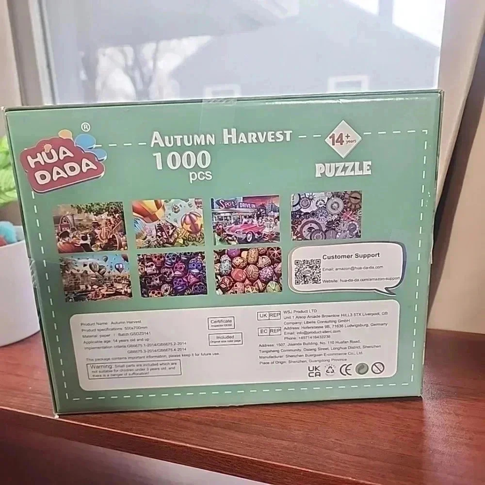 HUADADA Jigsaw Puzzles 1000 Pieces for Adults, Farm Puzzles for Adults 1000 - Picture 4 of 4